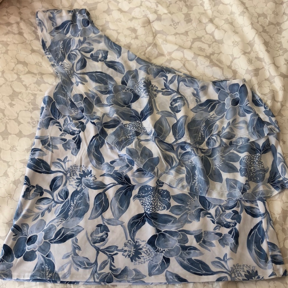 One shoulder blouse